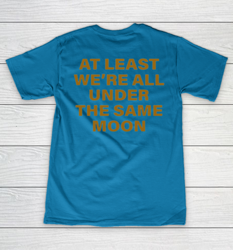 Faded Moon - At Least We Are All Under The Same Moon Women's V-Neck T-Shirt 12