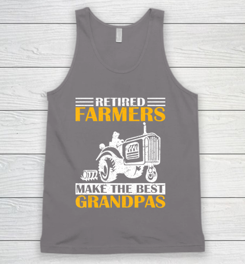 GrandFather gift shirt Retired Farmer Tractor Make The Best Grandpa Retirement Gift T Shirt Tank Top 6
