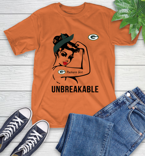 NFL Green Bay Packers Girl Unbreakable Football Sports T-Shirt 3