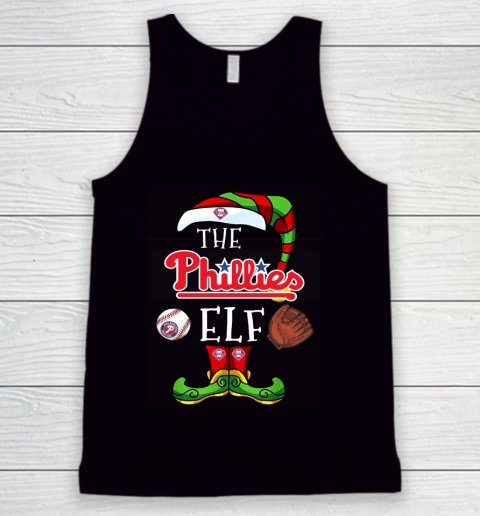 Philadelphia Phillies Christmas ELF Funny MLB Tank Top