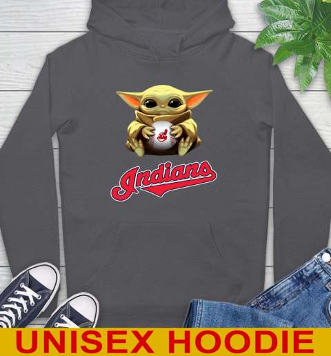 MLB Baseball Cleveland Indians Star Wars Baby Yoda Shirt 19