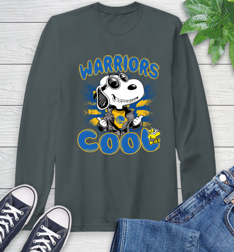 NBA Basketball Golden State Warriors Cool Snoopy Shirt Long Sleeve T-Shirt 7