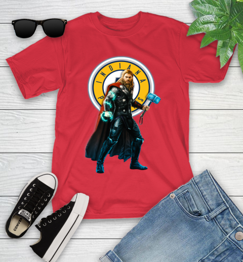 NBA Thor Avengers Endgame Basketball Indiana Pacers Youth T-Shirt 10