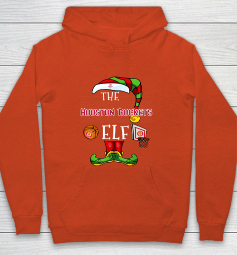 Houston Rockets Christmas ELF Funny NBA Youth Hoodie 3