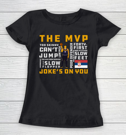 Jokic MVP Joke's On You Women's T-Shirt