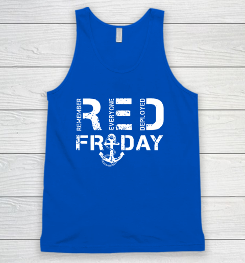 On Fridays We Wear Red Friday Military Navy Soldiers Tank Top 4