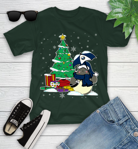 Buffalo Sabres NHL Hockey Cute Tonari No Totoro Christmas Sports Youth T-Shirt 5