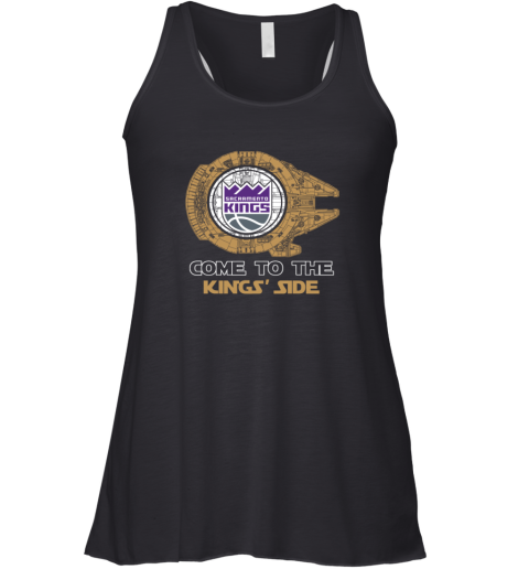 NBA Come To The Sacramento Kings Side Star Wars Basketball Sports Racerback Tank