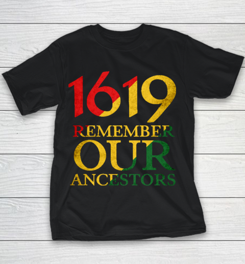 1619 Remember Our Ancestors Youth T-Shirt