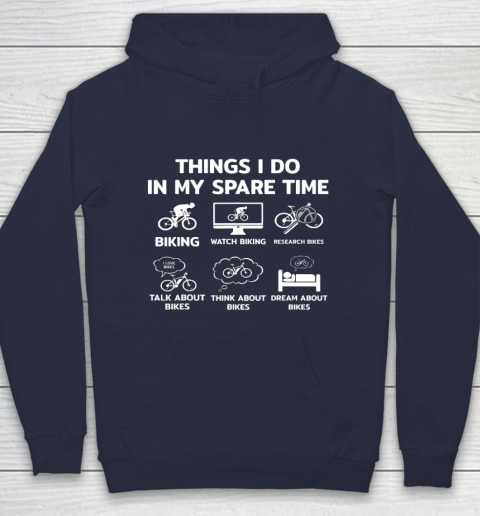 Things I Do In My Spare Time Mountain Bike Biking Funny Gift Hoodie 2