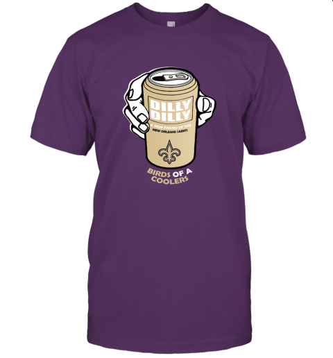 Bud Light Dilly Dilly! New Orleans Saints Of A Cooler Unisex Jersey Tee