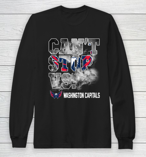 NHL Washington Capitals Hockey Can't Stop Vs Long Sleeve T-Shirt