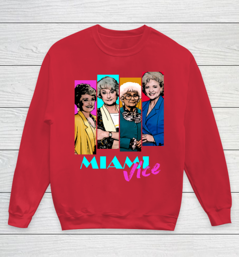 Golden Girls Tshirt Miami Vice Youth Sweatshirt Tee For Sports