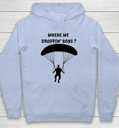 Fortnite Tshirt Where we droppin Boys Hoodie 5