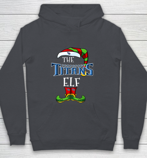 Tennessee Titans Christmas ELF Funny NFL Youth Hoodie 5