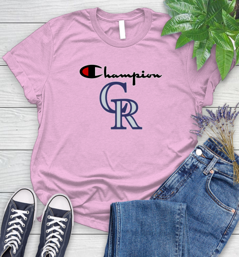 MLB Baseball Colorado Rockies Champion Shirt Women's T-Shirt 8