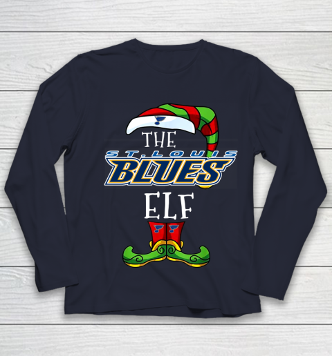 St.Louis Blues Christmas ELF Funny NHL Youth Long Sleeve 2