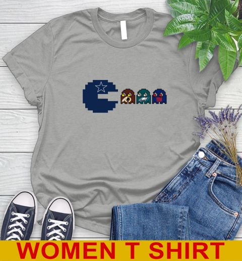 Dallas Cowboy NFL Football Pac Man Champion Women's T-Shirt 11