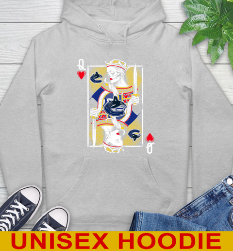 NHL Hockey Vancouver Canucks The Queen Of Hearts Card Shirt Hoodie 6