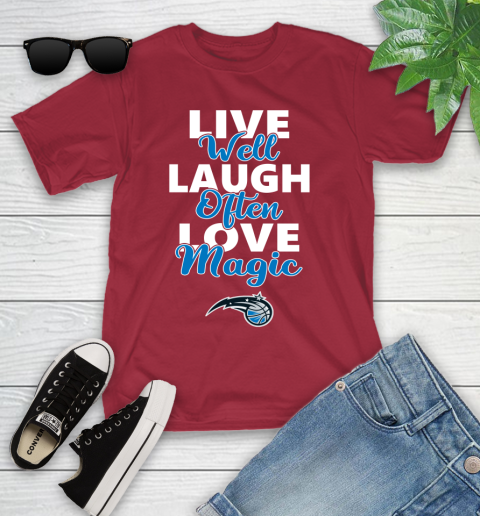 NBA Basketball Orlando Magic Live Well Laugh Often Love Shirt Youth T-Shirt 12