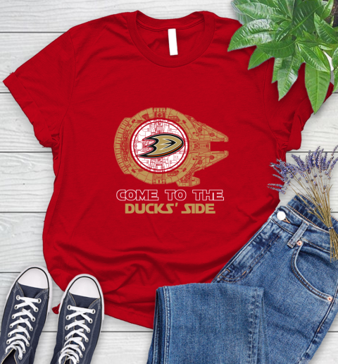 NHL Come To The Anaheim Ducks Wars Hockey Sports Women's T-Shirt 13