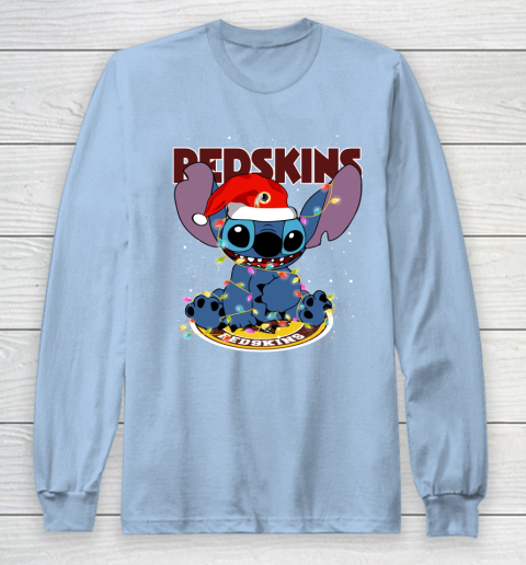 Washington Redskins NFL Football noel stitch Christmas Long Sleeve T-Shirt 5