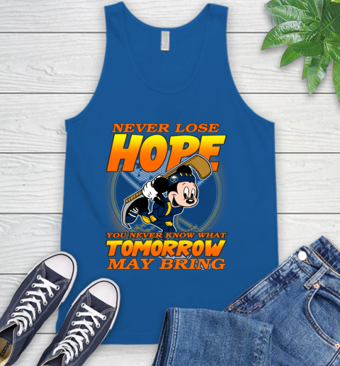 Buffalo Sabres NHL Hockey ootball Mickey Disney Never Lose Hope Tank Top 4