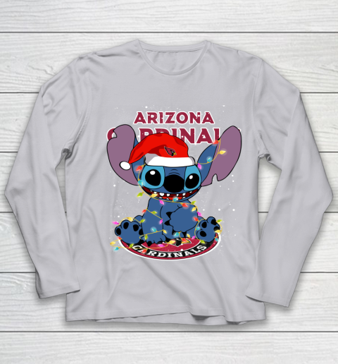 Arizona Cardinals NFL Football noel stitch Christmas Youth Long Sleeve 3