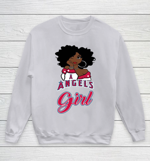 Los Angeles Angelss Girl MLB Youth Sweatshirt 4