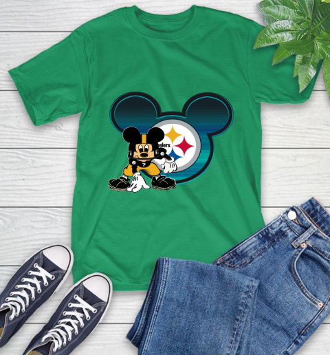 NFL Pittsburgh Steelers Mickey Mouse Disney Football T Shirt T-Shirt 7