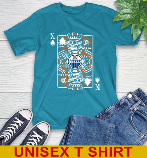 Edmonton Oilers NHL Hockey The King Of Spades Death Cards Shirt T-Shirt 9