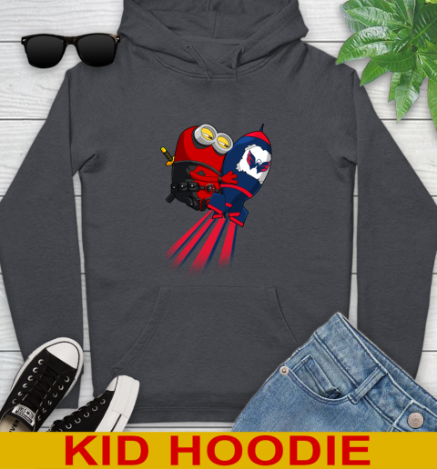 NHL Hockey Washington Capitals Deadpool Minion Marvel Shirt Youth Hoodie 9
