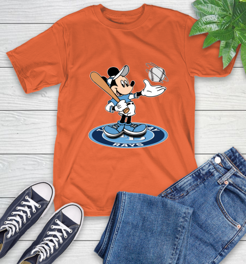 MLB Baseball Tampa Bay Rays Cheerful Mickey Disney Shirt T-Shirt 5