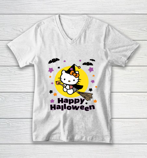 Hello Kitty Happy Halloween V-Neck T-Shirt
