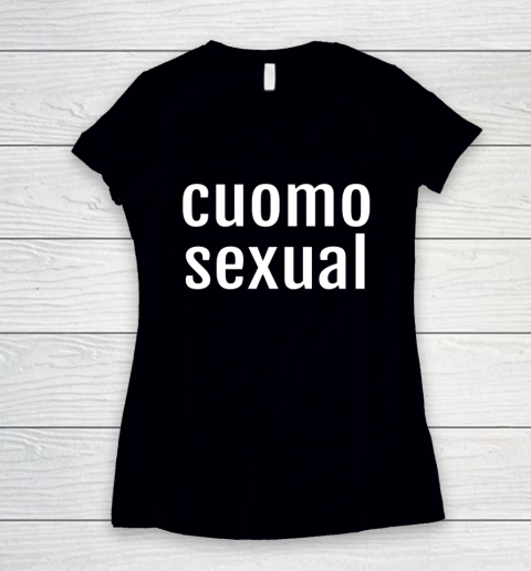 Cuomosexual Shirt Love Andrew Cuomo Sexual Women's V-Neck T-Shirt