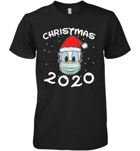 Face Donald Santa Wear Mask Merry Christmas 2020 Christmas Premium Men's T-Shirt