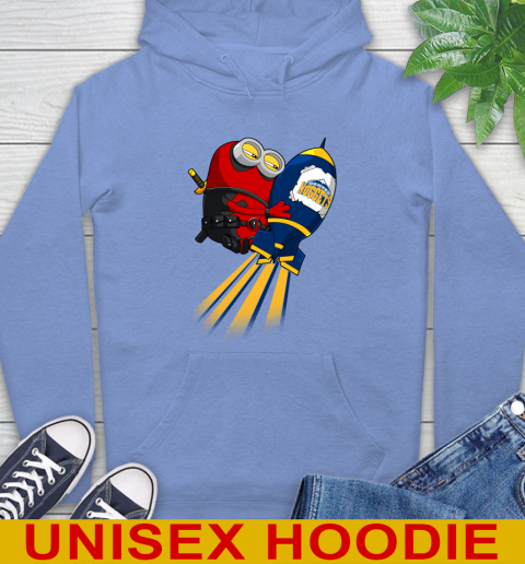 NBA Basketball Denver Nuggets Deadpool Minion Marvel Shirt Hoodie 11