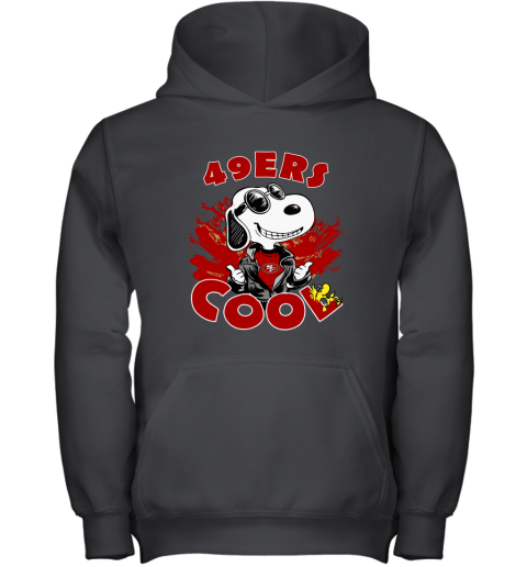 San Francisco 49ers Snoopy Joe Cool We're Awesome Youth Hoodie