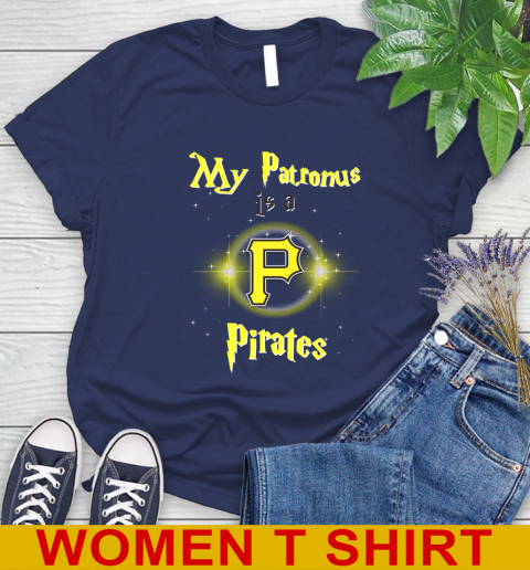MLB Baseball Harry Potter My Patronus Is A Pittsburgh Pirates Women's T-Shirt 12