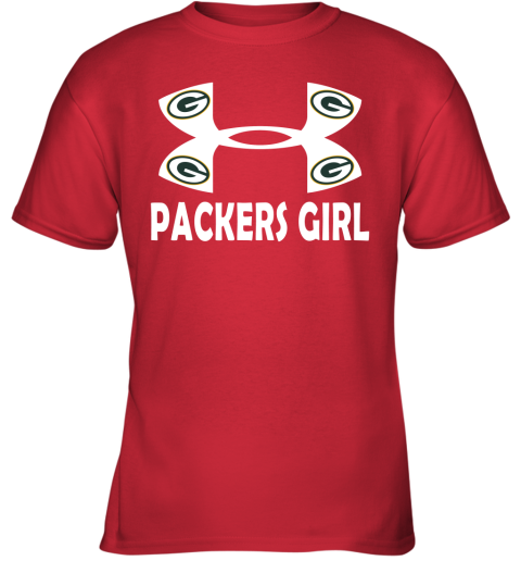 NFL Green Bay Packers Girl Under Armour Football Sports Youth