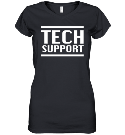 Elon Musk Tech Support Women's V-Neck T-Shirt
