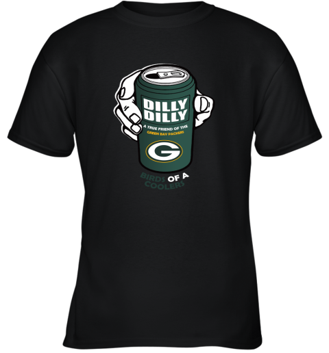 Bud Light Dilly Dilly! Green Bay Packers Birds Of A Cooler Youth T-Shirt