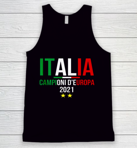 Italy Soccer Jersey Shirt Italy Champions of Europe 2021 Tank Top