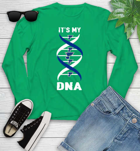 St.Louis Blues NHL Hockey It's My DNA Sports Youth Long Sleeve 7