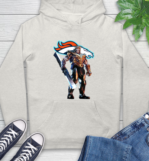 NFL Thanos Gauntlet Avengers Endgame Football Denver Broncos Hoodie 12