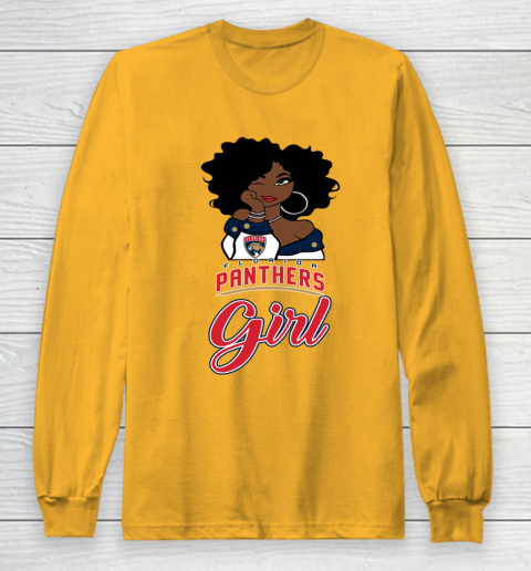 Florida Panthers Girl NHL Long Sleeve T-Shirt 3