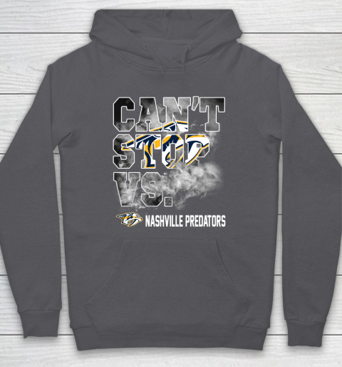 NHL Nashville Predators Hockey Can't Stop Vs Hoodie 4