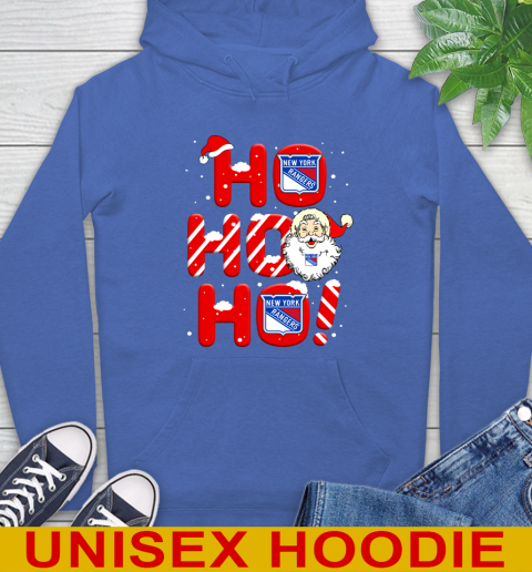 New York Rangers NHL Hockey Ho Ho Ho Santa Claus Merry Christmas Shirt Hoodie 9