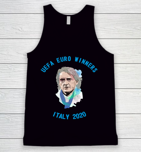 Roberto Mancini Italy Coach Champions Euro 2020 Tank Top