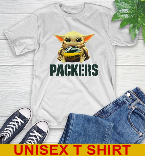 NFL Football Green Bay Packers Baby Yoda Star Wars Shirt T-Shirt